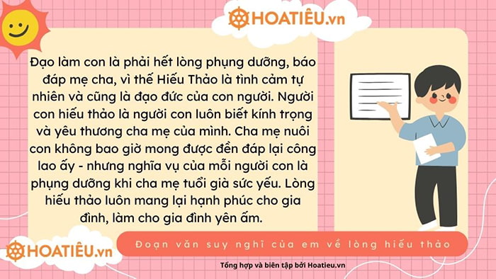 Lòng Hiếu Thảo Đoạn Văn