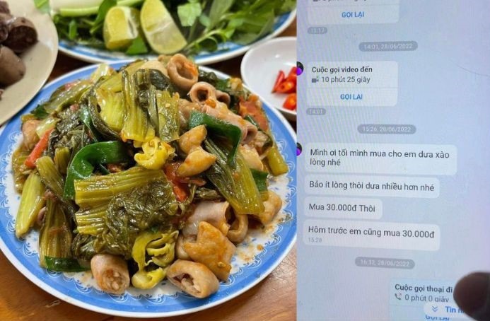 Lòng xào dưa nghĩa bóng là gì?