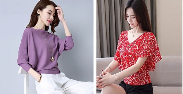 Các Kiểu Áo Tay Cánh Dơi Gallery 2