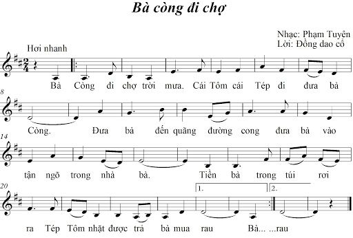 Tên các bài hát dân ca cho trẻ mầm non Gallery 2
