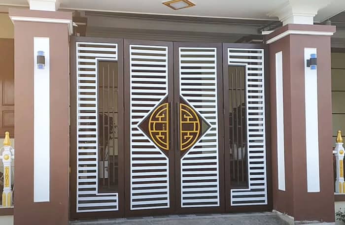 Cổng đẹp 4 cánh - Mẫu cổng sang trọng cho ngôi nhà bạn Gallery 1