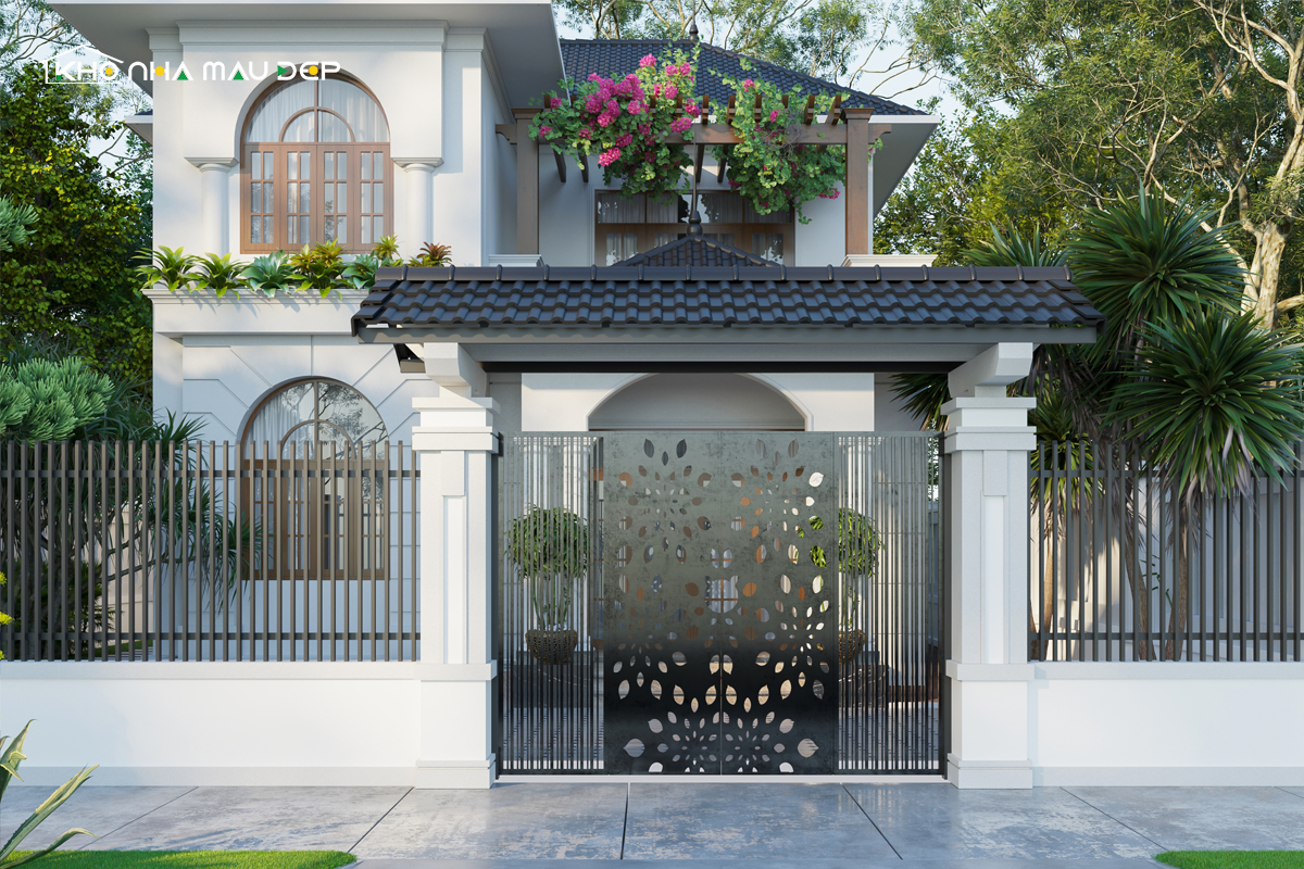 Mẫu Cổng Nhà Vườn Đẹp Gallery 2