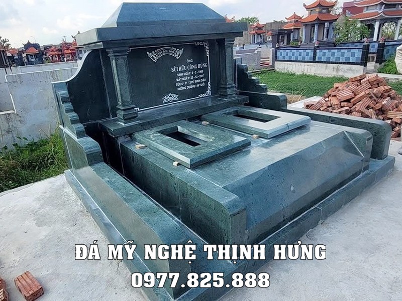 Mẫu Mộ Đôi Xây Đẹp Đơn Giản Gallery 2