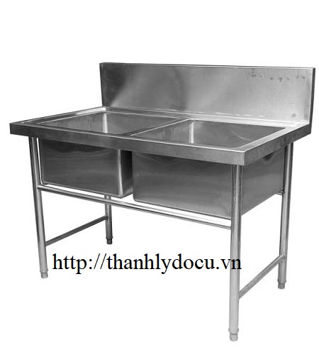 Chậu Rửa Công Nghiệp 2 Hố Thanh Lý - Giá Rẻ, Chất Lượng Tốt Gallery 2