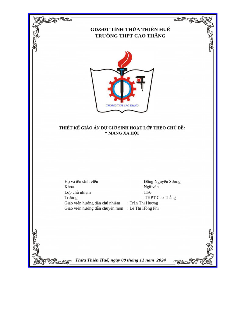 Sinh Hoạt Lớp Chủ Đề: Ý Tưởng, Chuẩn Bị & Thực Hiện Gallery 1