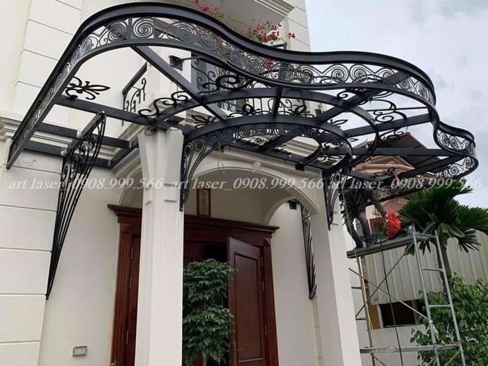 Mẫu Mái Hiên Kính Đẹp Gallery 2