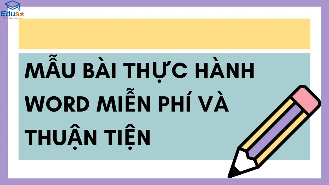 Mẫu Bài Thực Hành Word Miễn Phí Gallery 2