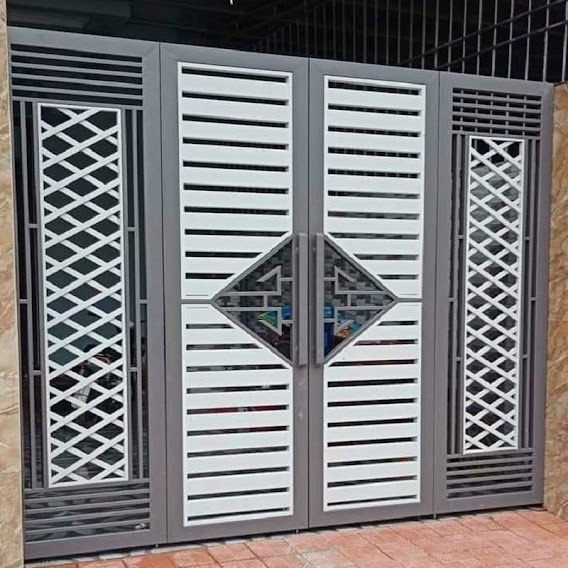 Mẫu Cổng Sắt Đẹp 4 Cánh Gallery 2