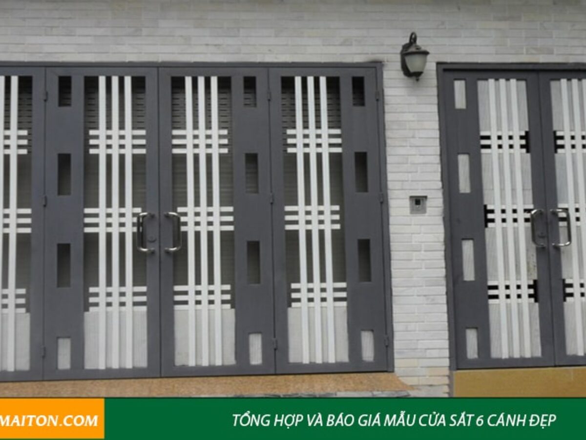 Mẫu Cửa Sắt 6 Cánh Đẹp Gallery 2