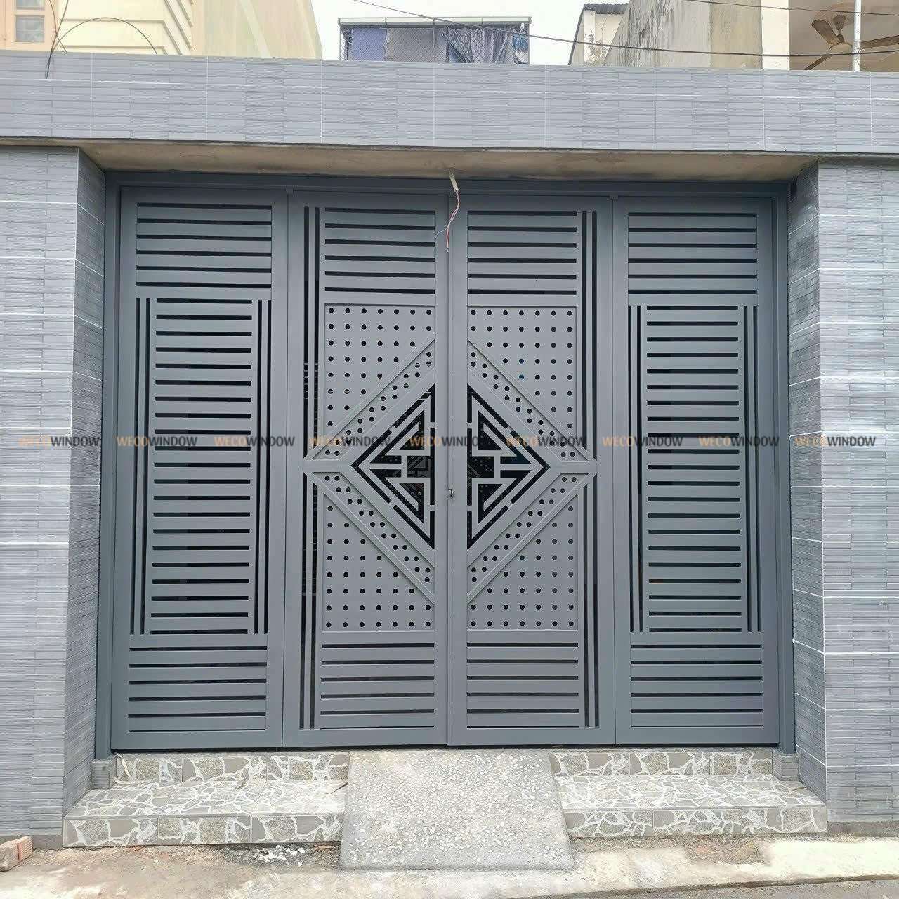 Mẫu Cửa Sắt Cổng Đẹp, Hiện Đại, Bền Bỉ Gallery 2