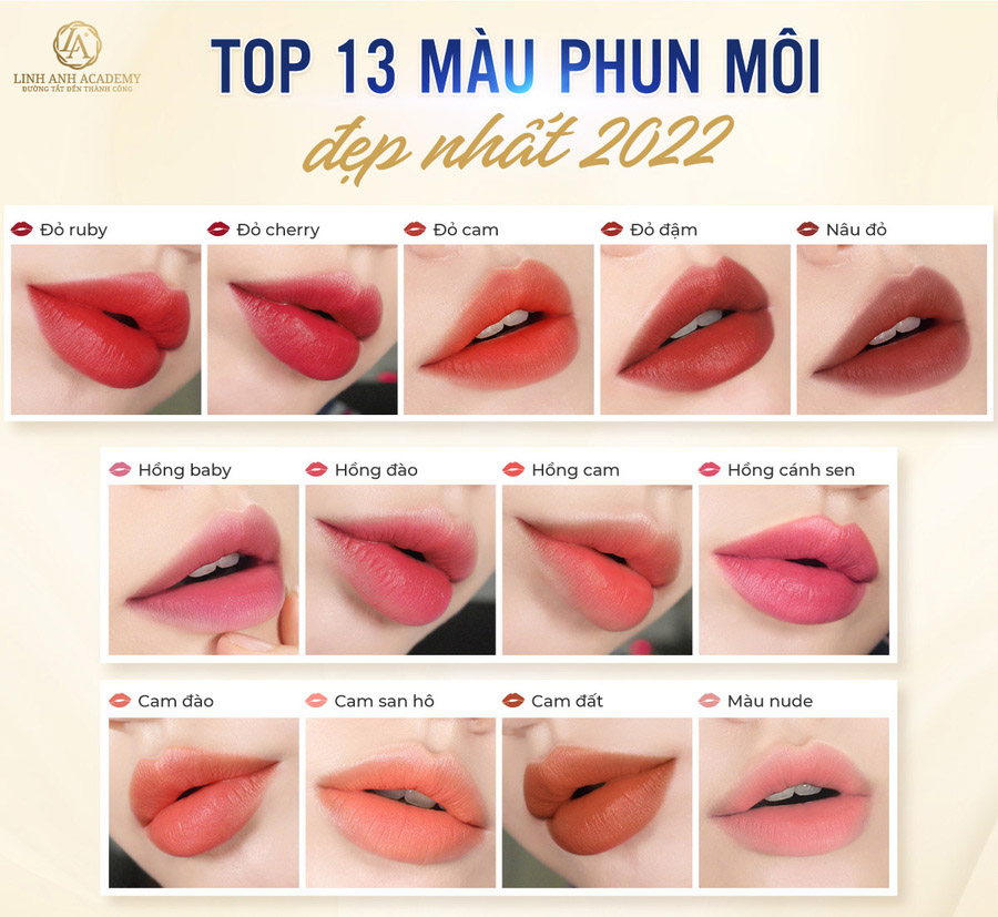 Màu Môi Phun Tự Nhiên Gallery 1