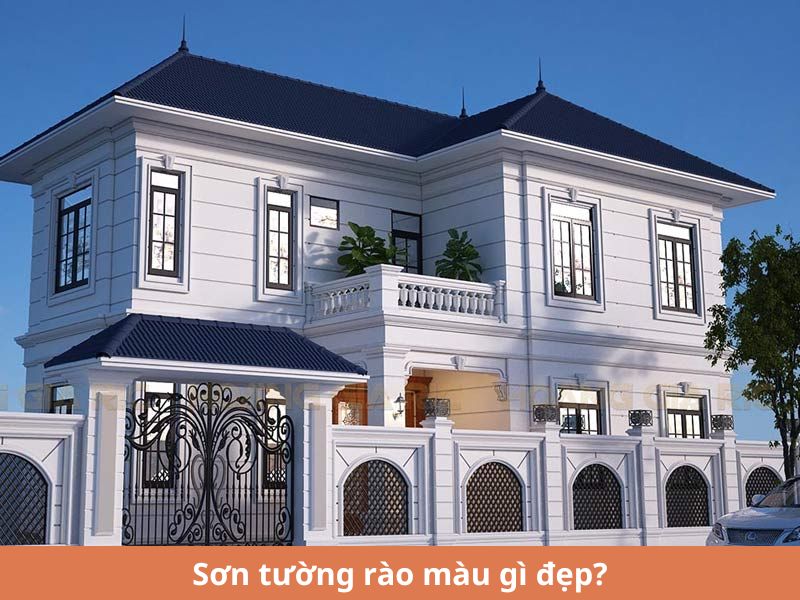Màu Sơn Tường Hàng Rào Đẹp Gallery 2