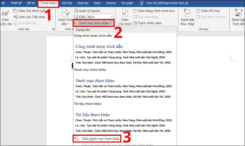 Cách Trích Dẫn Tài Liệu Tham Khảo Trong PowerPoint Gallery 2