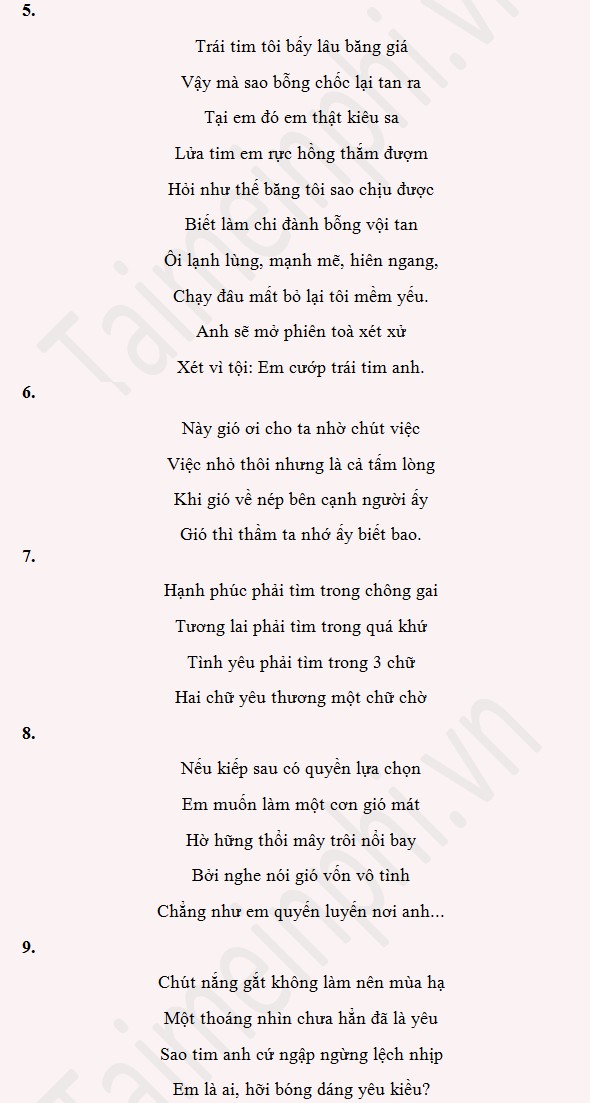 Thả Thính Crush Bằng Thơ: Những Câu Thơ Hay Nhất Để "Gây Bão" Tim Crush Gallery 1