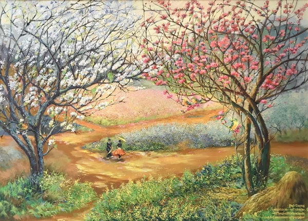 Tranh Phong Cảnh Mùa Xuân Gallery 2