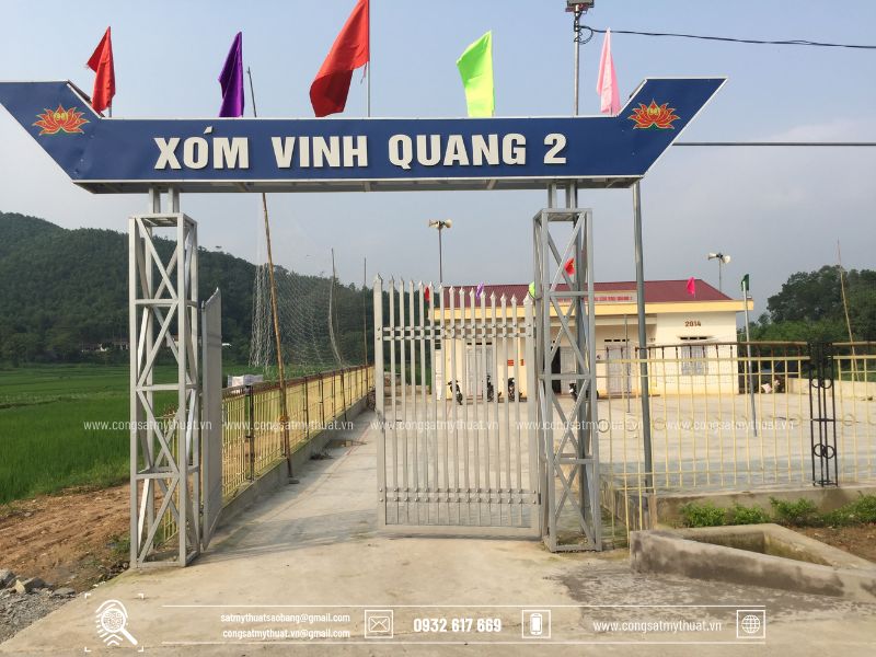 Mẫu Cổng Chào Xóm Đẹp Gallery 2