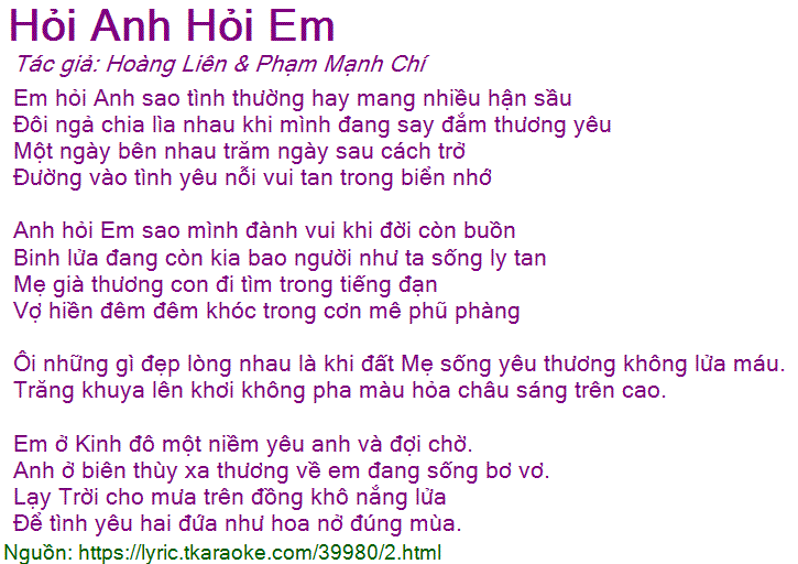 Hỏi Anh Hỏi Em Gallery 1