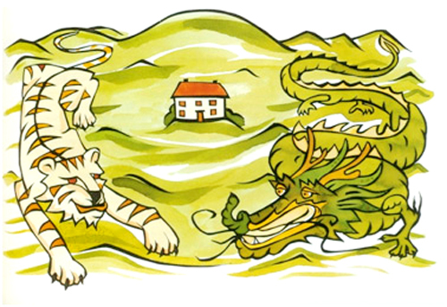 Lưng tựa núi mặt hướng sông