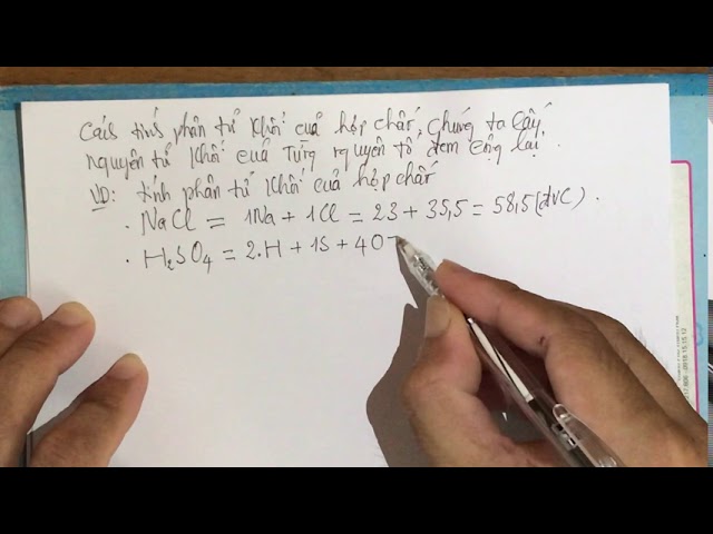 Cách Tính Phân Tử Khối của Hợp Chất Gallery 2