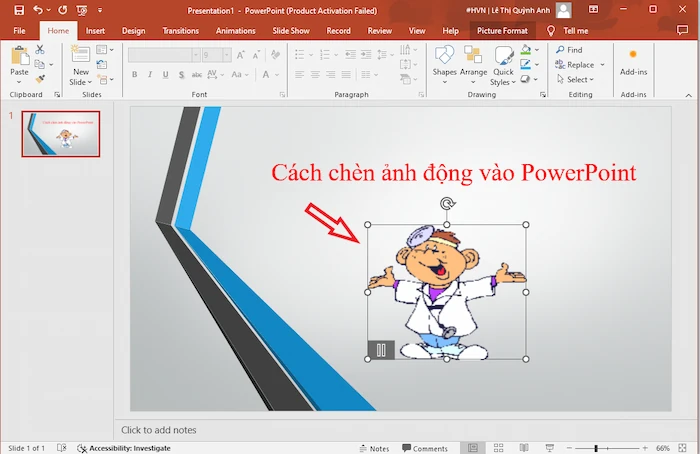 Cách Chèn Ảnh Động vào PowerPoint Gallery 2