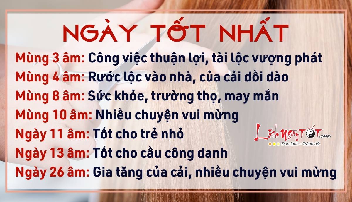 Ngày Cắt Tóc Đẹp Tháng 3/2023 Gallery 2