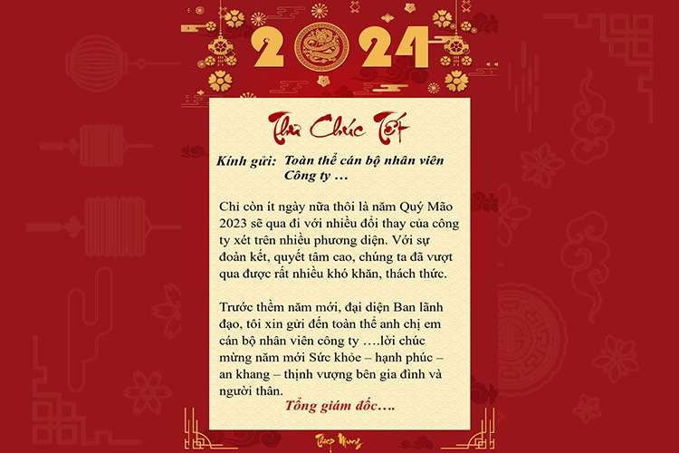 Văn Mẫu Chúc Tết Hay và Ý Nghĩa Nhất Gallery 2