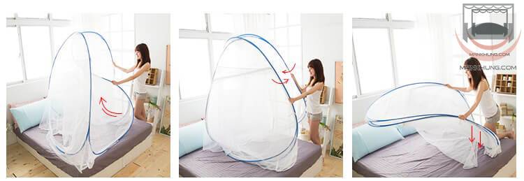 Cách Gấp Màn Chụp Tự Bung Gallery 2