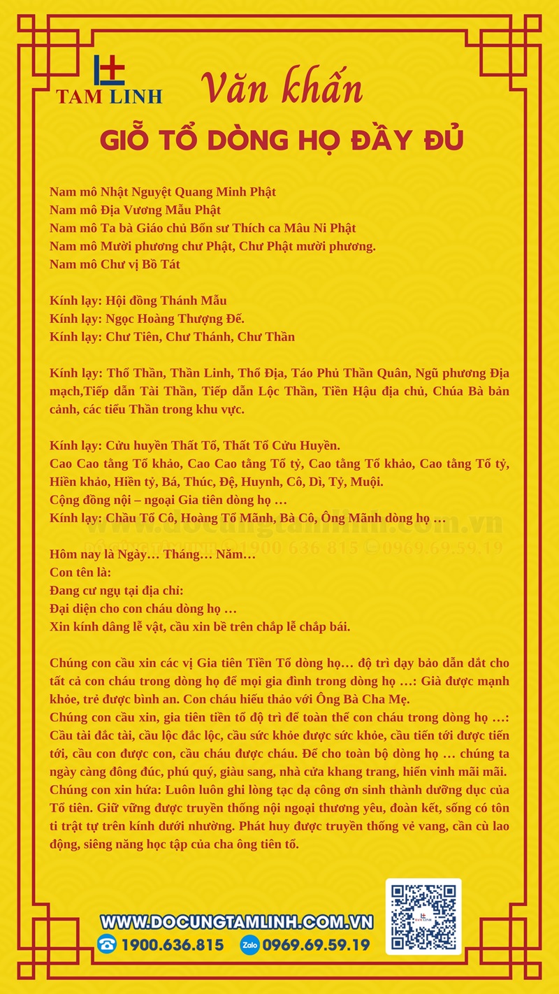 Văn Khấn Mời Về Ăn Giỗ Chuẩn Nhất Gallery 2