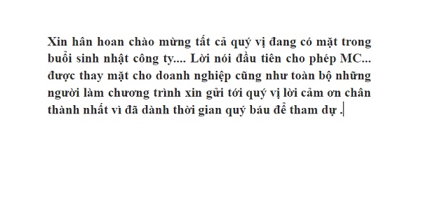 Lời Dẫn Chương Trình Sinh Nhật Hay và Ấn Tượng Gallery 2