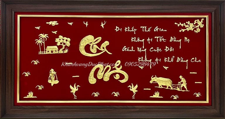 Mẫu Chữ Cha Mẹ Đẹp Gallery 2
