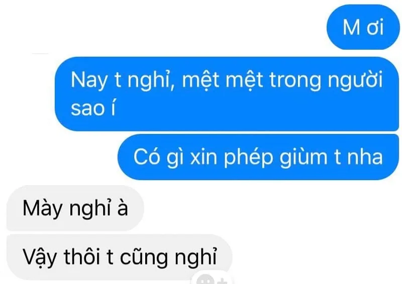 Cách nhắn tin xin nghỉ ốm hiệu quả Gallery 2