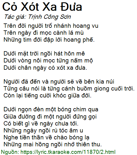 Cỏ Xót Xa Đưa Gallery 2