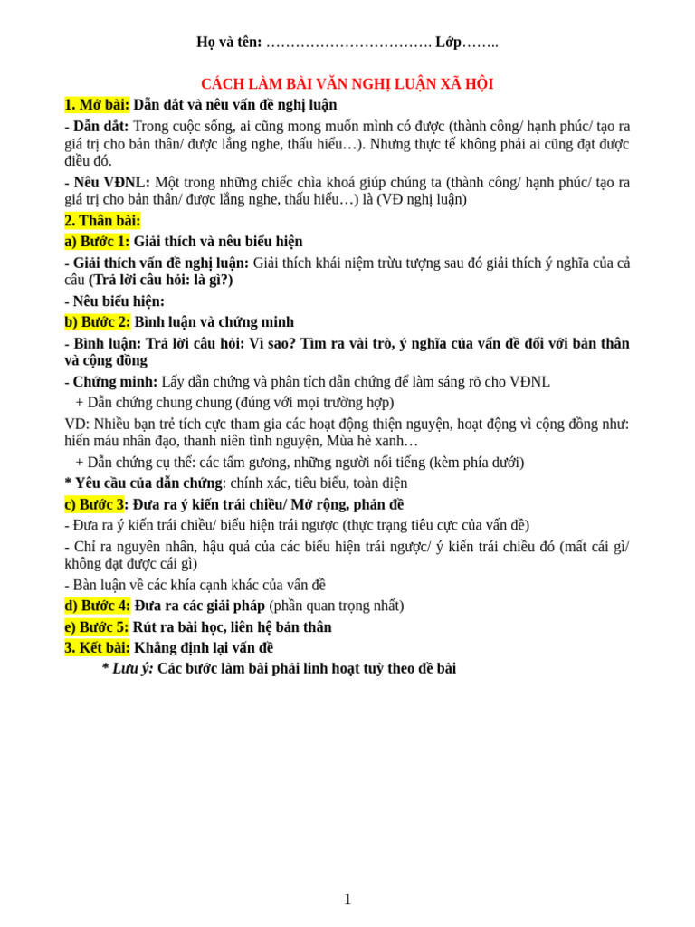 Bài Văn NLXH Đạt Giải Quốc Gia PDF Gallery 2