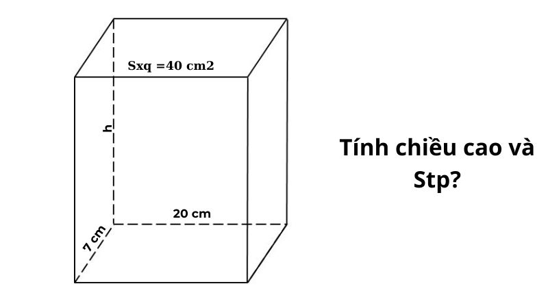 Cách tính chiều cao hình hộp chữ nhật khi biết chiều dài, chiều rộng và thể tích Gallery 2