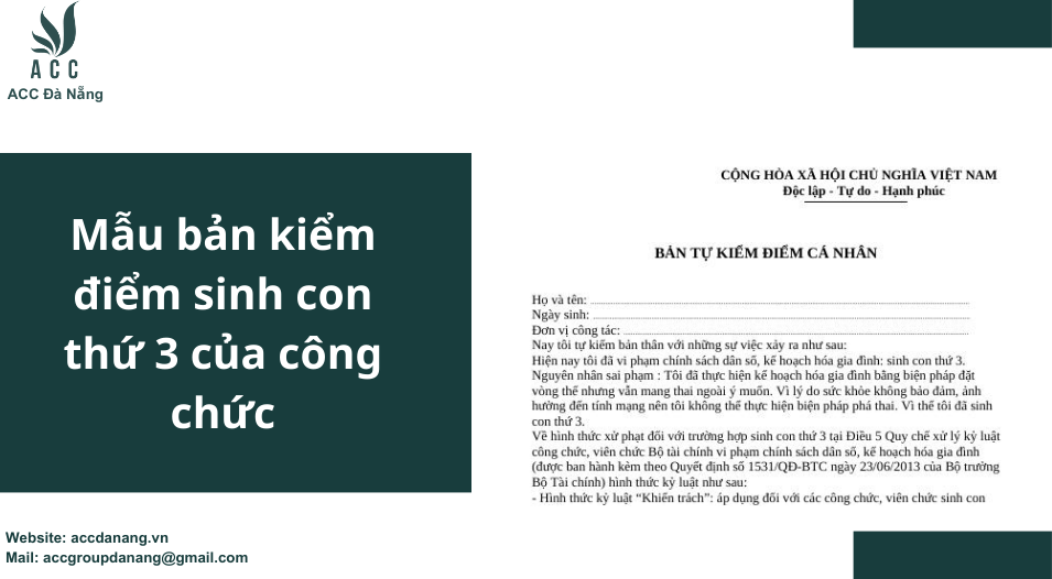 Bản Kiểm Điểm Sinh Con Thứ 3 Violet Gallery 2