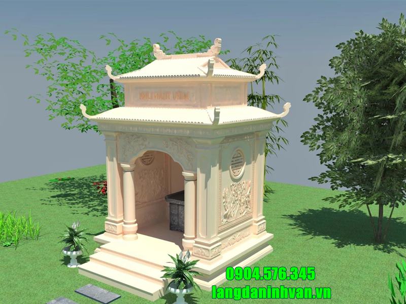 Mẫu Xây Miếu Thờ Đẹp, Sang Trọng, Phong Thủy Tốt Gallery 2