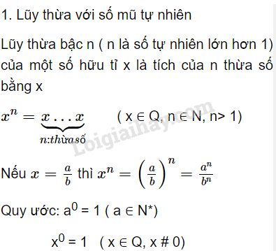 Lũy thừa với số mũ hữu tỉ