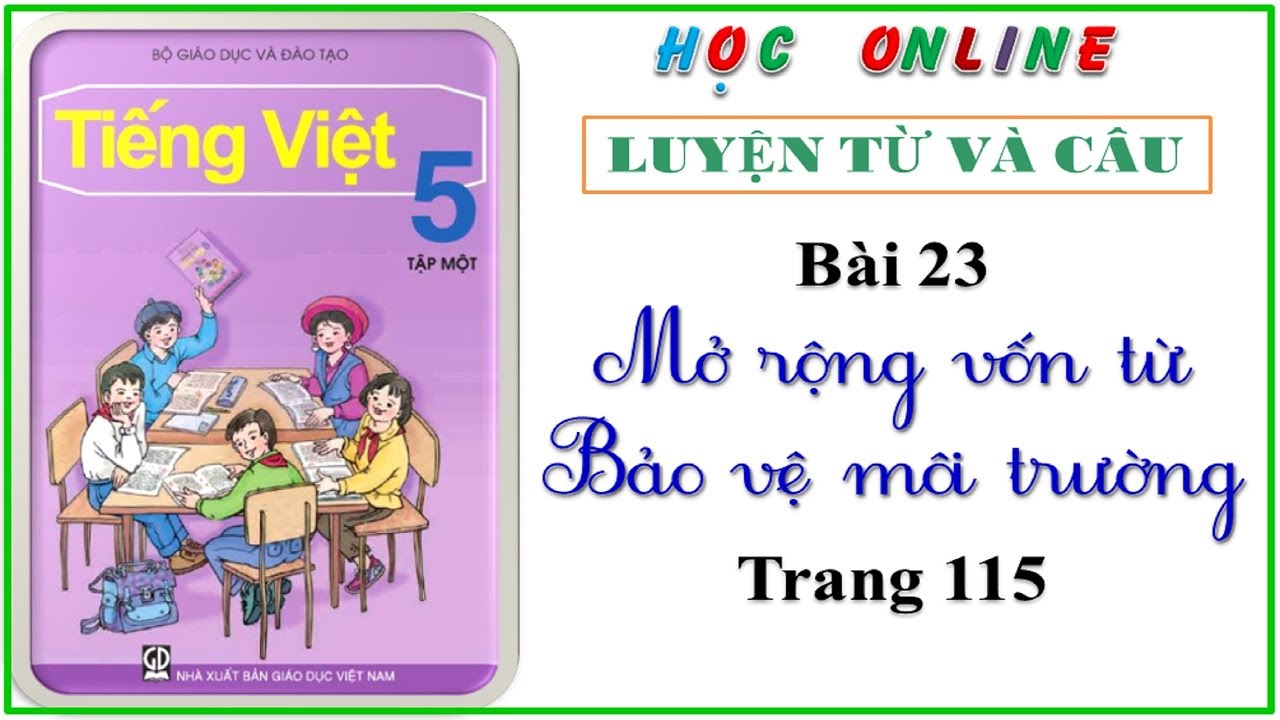 Luyện từ và câu trang 115 lớp 5 Gallery 2
