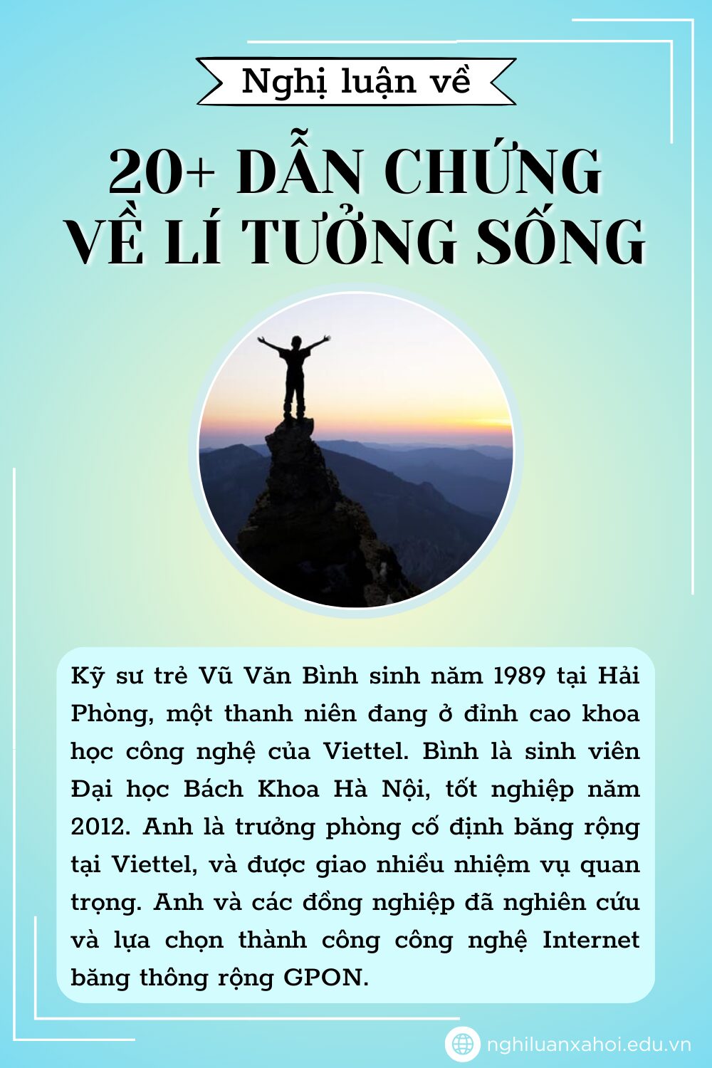 Những Dẫn Chứng Về Lý Tưởng Sống Và Ý Nghĩa Của Chúng Gallery 2
