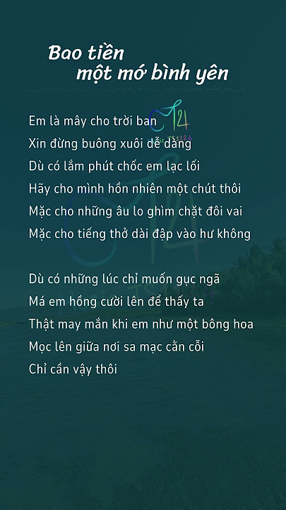 Má em hồng cười lên để thấy ta