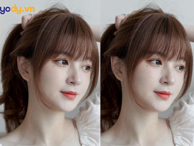Mái mưa hợp với khuôn mặt nào?