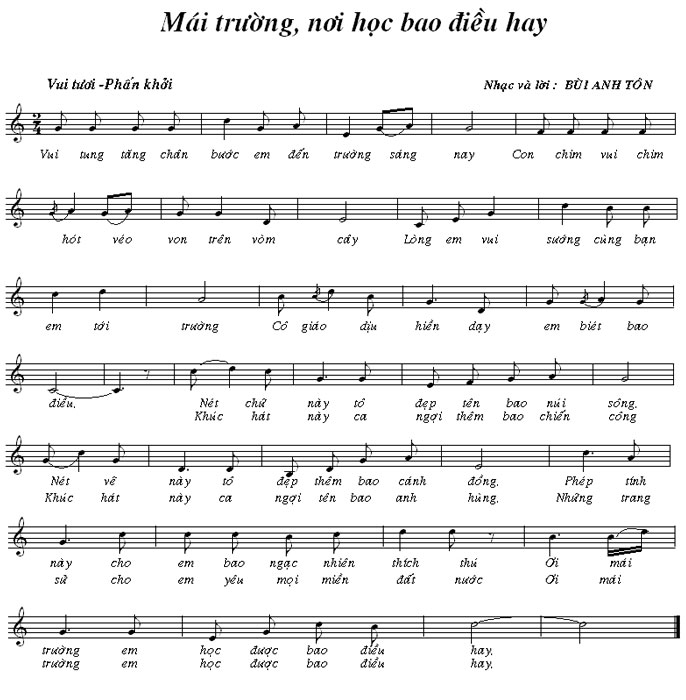 Mái Trường Học Bao Điều Hay