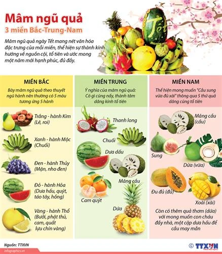 Tết Chưng Trái Cây Gì? Mâm Ngũ Quả Đầy Đủ Ý Nghĩa Gallery 1