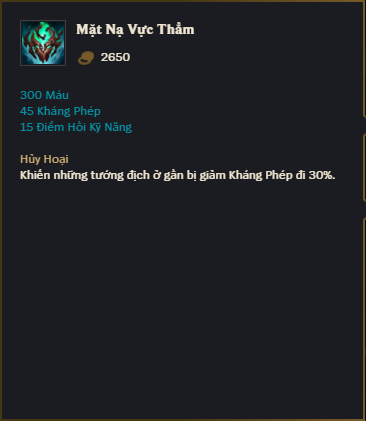 Mặt Nạ Vực Thẳm
