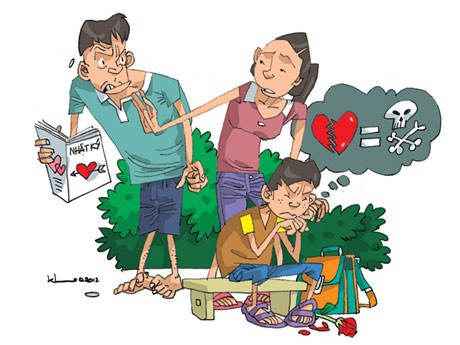 Mặt tiêu cực của tình yêu tuổi học trò
