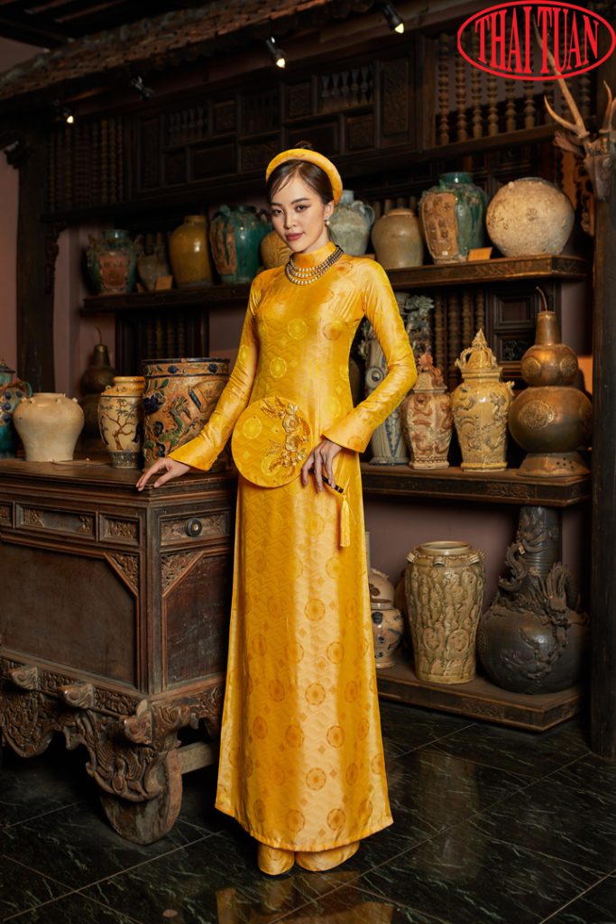 Mẫu Áo Dài Lụa Tơ Tằm Đẹp