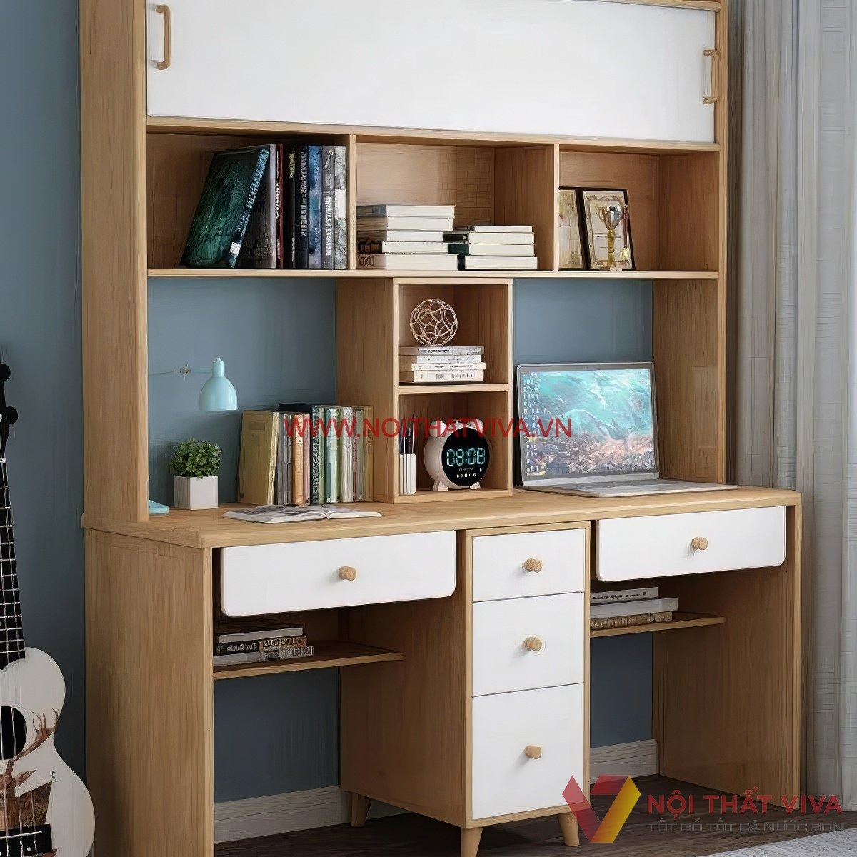 Mẫu Bàn Học Đôi Đẹp Nhất