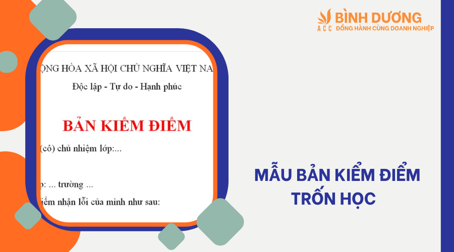Bản Kiểm Điểm Trốn Học: Mẫu Chuẩn & Cách Viết Hiệu Quả Gallery 2