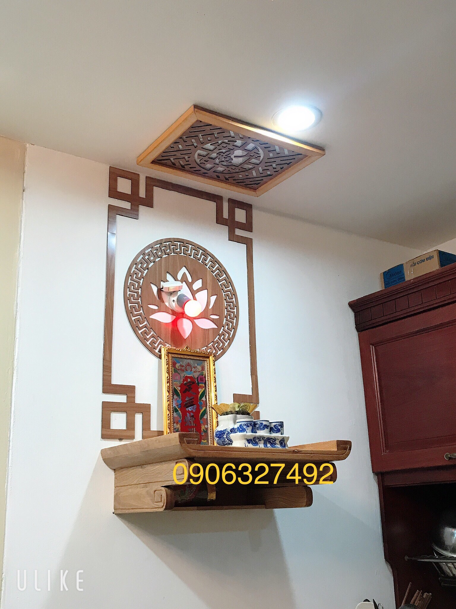 Mẫu Bàn Thờ Ông Táo Đơn Giản