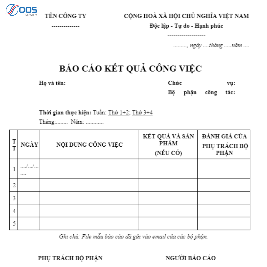Mẫu Báo Cáo Công Việc Cuối Năm Chuẩn SEO